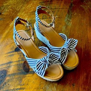 WORN ONCE! J Crew Wedge Sandals